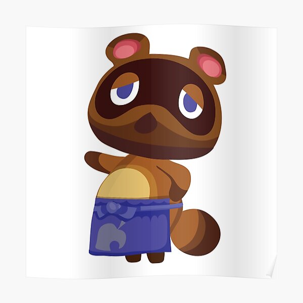 Download "Tom Nook Animal Crossing Print Vector" Poster by niymi ...