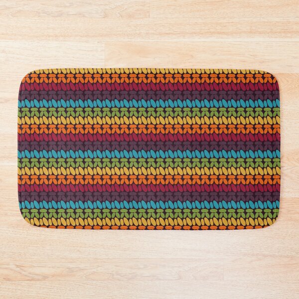 Item preview, Pseudo crochet pattern with rainbow colors designed and sold by Marlene Wagenhofer.