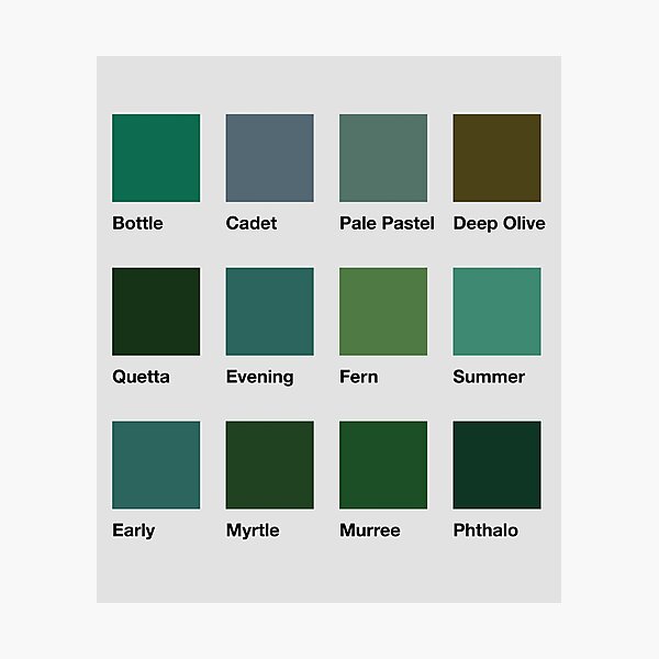 Item preview, Shades of green designed and sold by mildstorm.