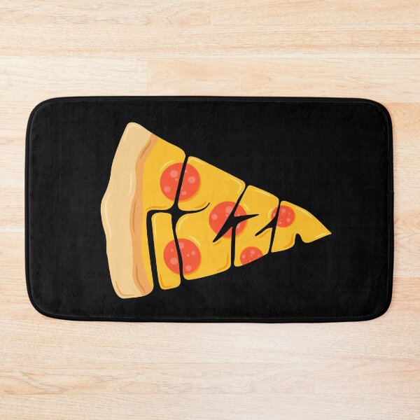 Item preview, Pizza Typography Logo Pepperoni Pizza Slice designed and sold by hadicazvysavaca.