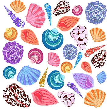 Artwork thumbnail, Shell pattern (large) by Gypsopani