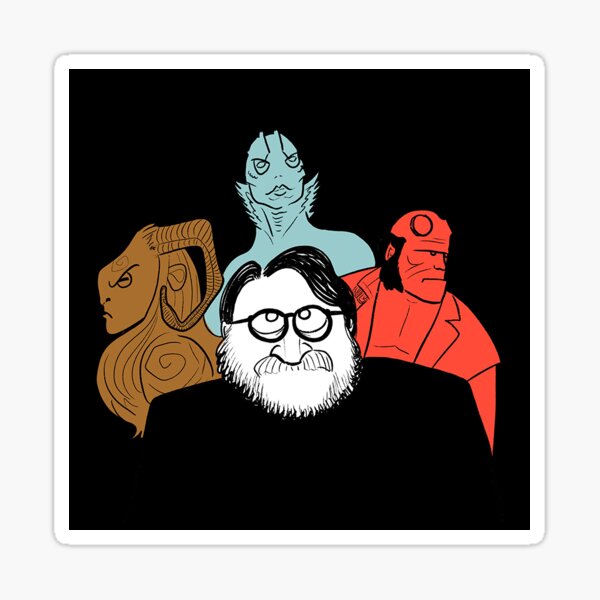 Aperçu de l'œuvre Guillermo del Toro créée et vendue par rossmackintosh.