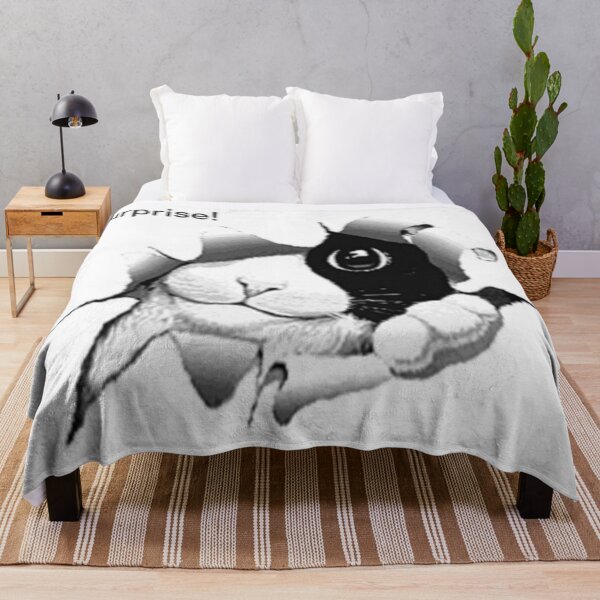 Item preview, Curious Black and White Cat Surprise designed and sold by MurphyMorganGifts.