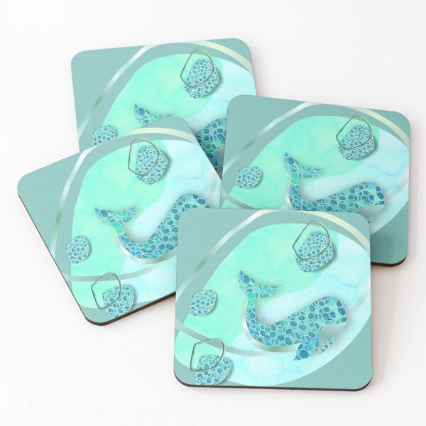 Item preview, WHALE ON MARBLE OCEAN 286. designed and sold by sana90.