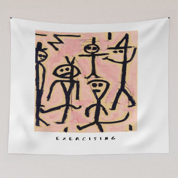 Item preview, Paul Klee Art t-shirt Exercising 1938. designed and sold by AvantGardeArt52.