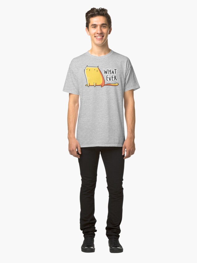 Alternate view of Whatever Cat Classic T-Shirt