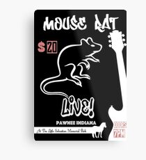 Mouse Rat Concert Poster Metal Print