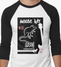 Mouse Rat Concert Poster Men's Baseball ¾ T-Shirt