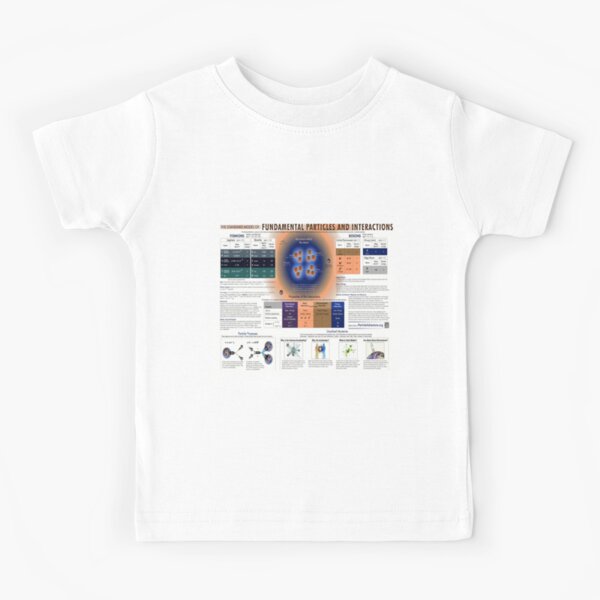 The Standard Model of Fundamental Particles and #Interactions - #Physics #StandardModel #FundamentalParticles Kids T-Shirt