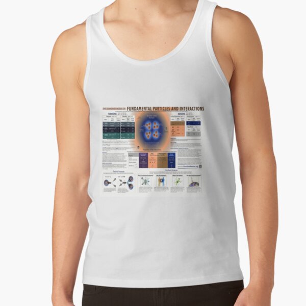 The Standard Model of Fundamental Particles and #Interactions - #Physics #StandardModel #FundamentalParticles Tank Top