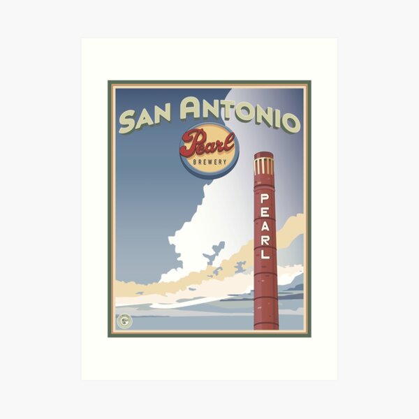 Pearl Brewery: Smokestack Art Print