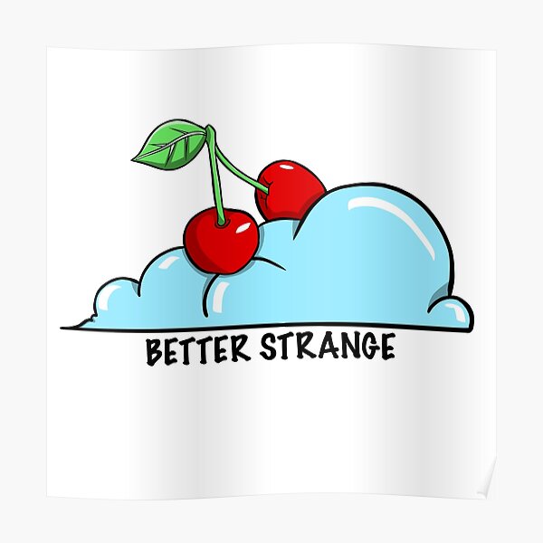 "Cherry Cloud" Poster for Sale by BetterStrange Redbubble