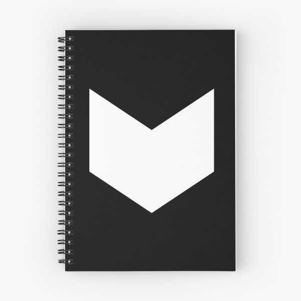 Item preview, Downwards Pointing Chevron Symbol | White on Black Ground - Minimalism Art Design designed and sold by Dator.
