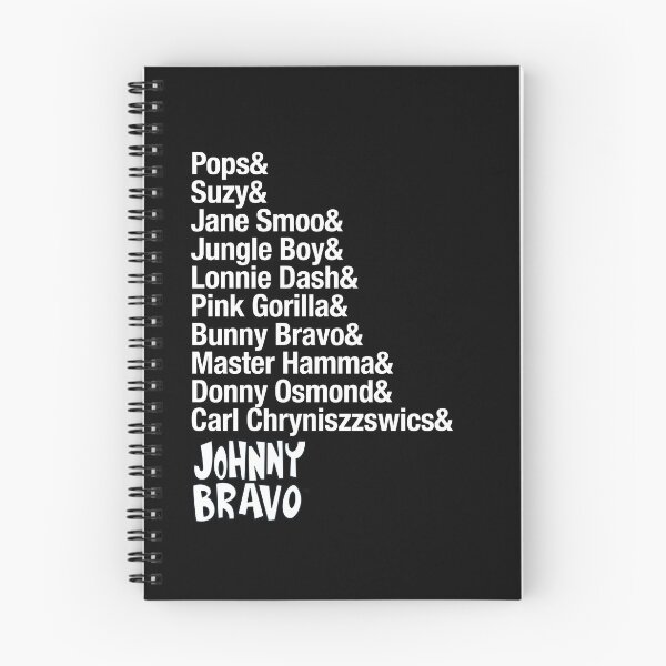 Item preview, Johnny Bravo™ Characters List designed and sold by azule1.