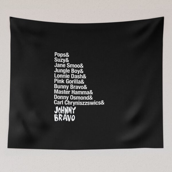 Item preview, Johnny Bravo™ Characters List designed and sold by azule1.