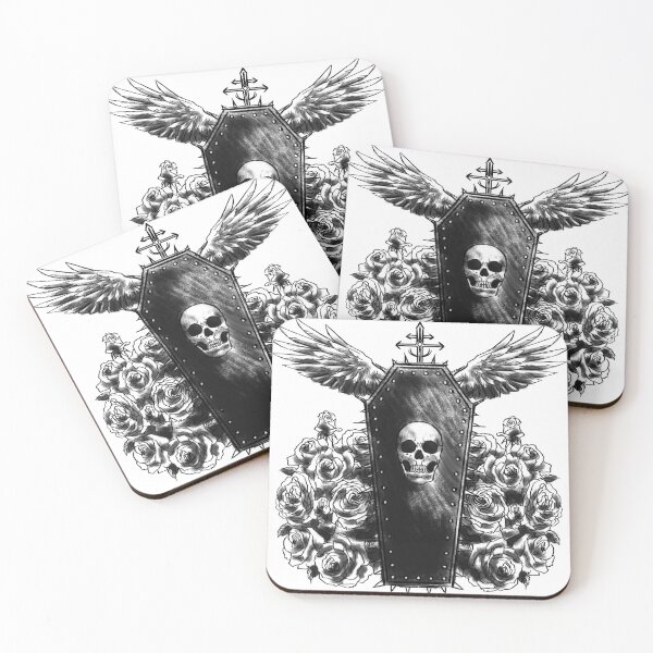 Item preview, Coffin Tattoo designed and sold by RaincrowStudios.