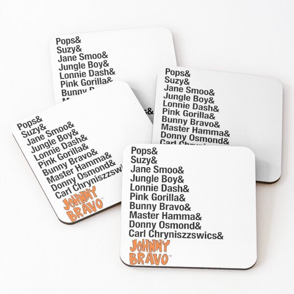 Item preview, Johnny Bravo™ Characters List designed and sold by azule1.