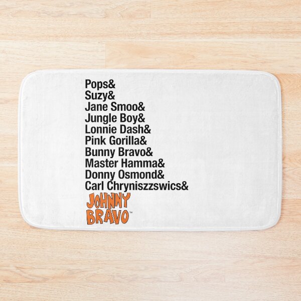 Item preview, Johnny Bravo™ Characters List designed and sold by azule1.