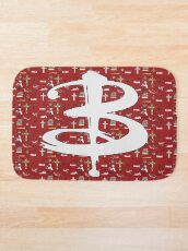 buffy pattern Bath Mat