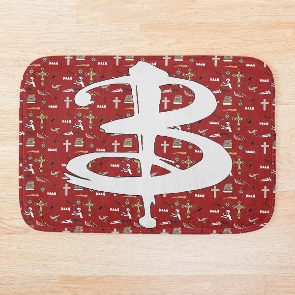 buffy pattern Bath Mat