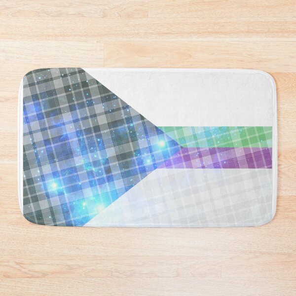 Item preview, Plaid space themed demisexual demiromantic flag designed and sold by Jemjae1112.
