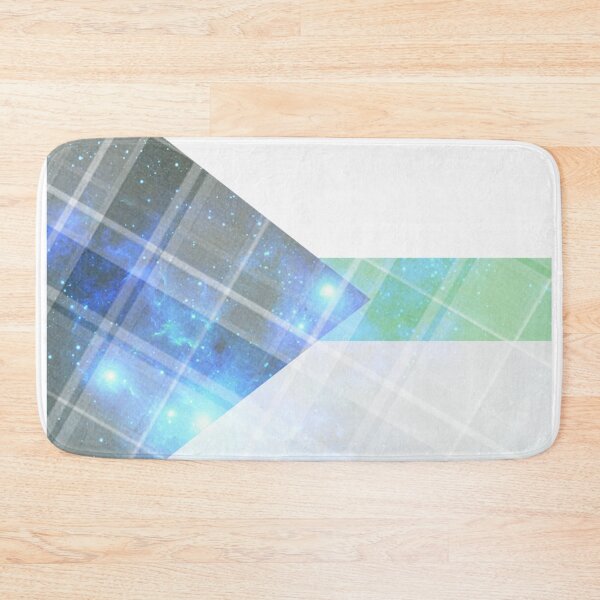 Item preview, Plaid space themed demiromantic flag designed and sold by Jemjae1112.
