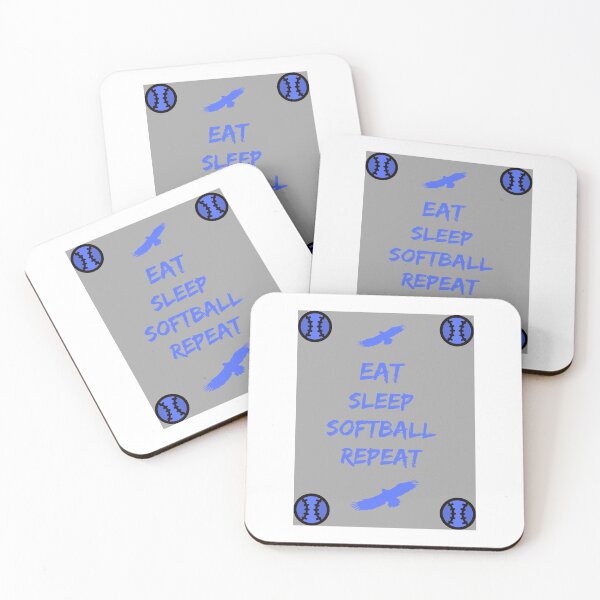 Item preview, Eat Sleep Softball Repeat designed and sold by SEEphotos7171.