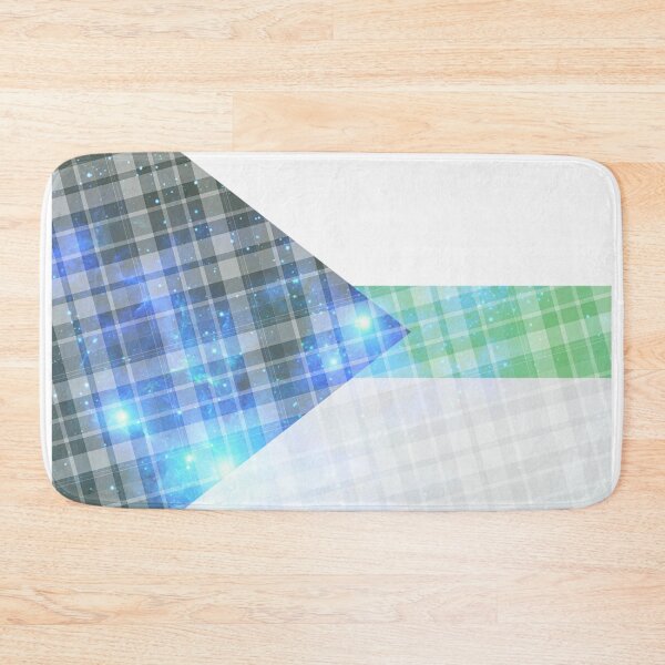 Item preview, Plaid space themed demiromantic flag designed and sold by Jemjae1112.