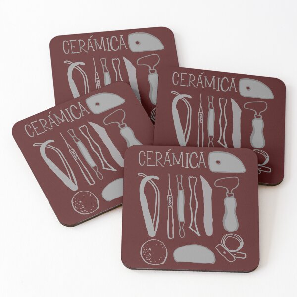 Item preview, Ceramic Pottery Tools in Spanish T shirts designed and sold by Teequeque.