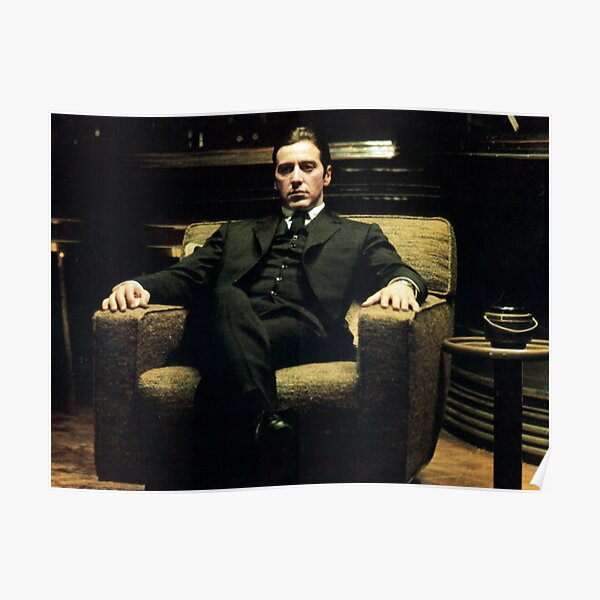 The Godfather movie poster don Poster