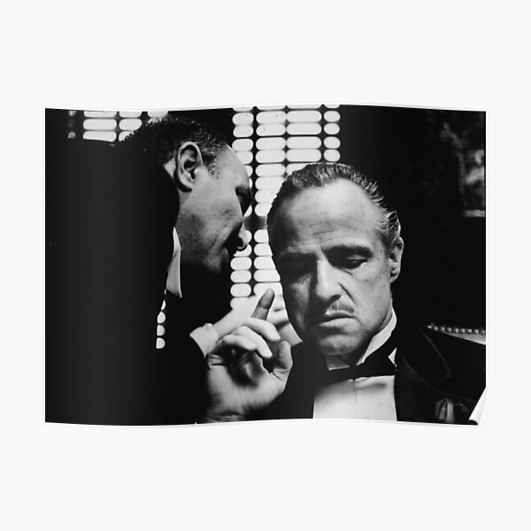 Affiche du film Le Parrain don Marlon Brando Poster