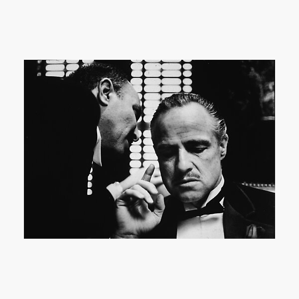 The Godfather movie poster don Marlon Brando Photographic Print