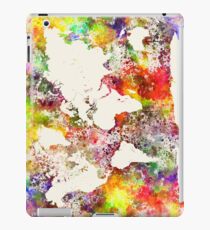 World map in watercolor iPad Case/Skin