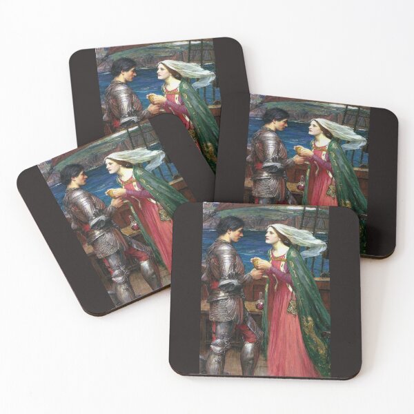 Item preview, Tristan and Isolde with the Potion (1916) By J W Waterhouse designed and sold by knightsydesign.
