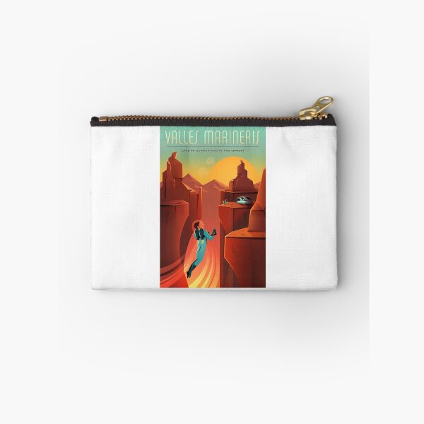 Item preview, Vallis Marineris Travel Poster designed and sold by Nikki SpaceStuffPlus.