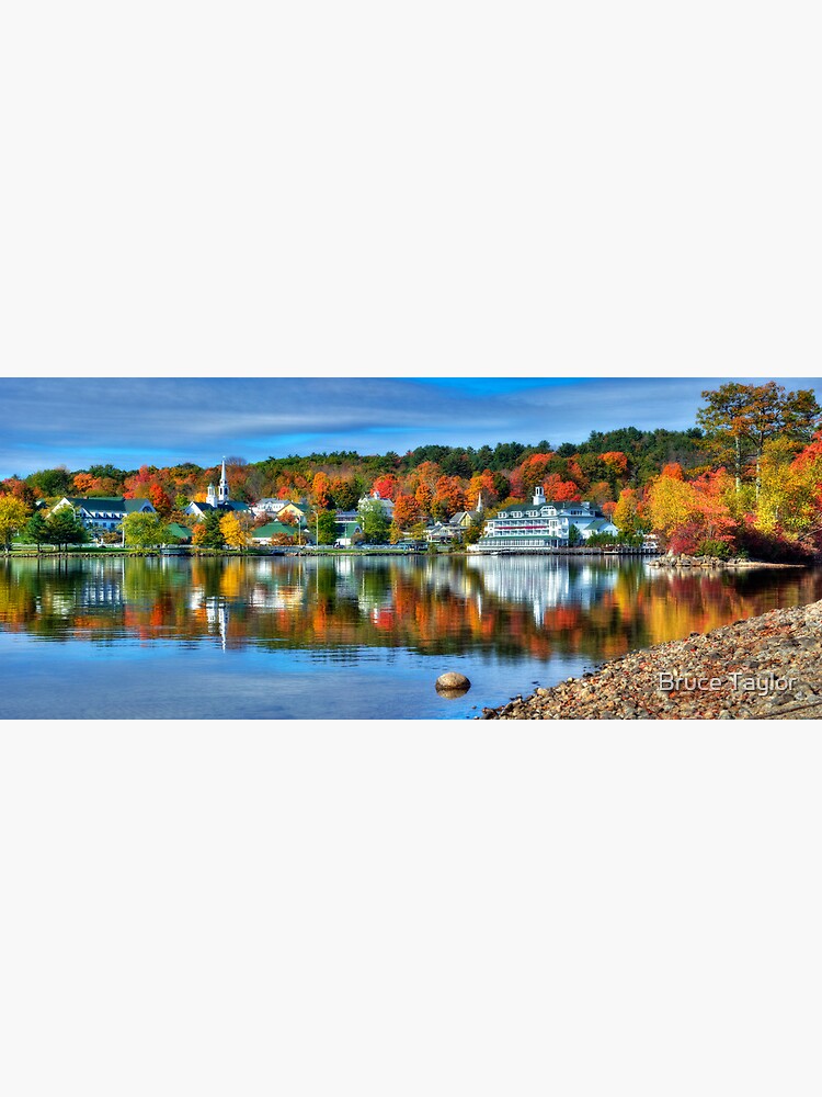 "Meredith, NH on Lake Winnipesaukee" Art Print by taylorvision Redbubble