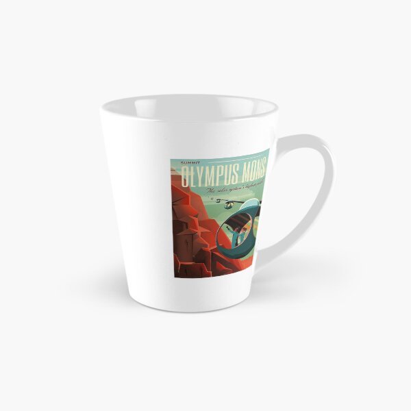 Item preview, Olympus Mons Travel Poster designed and sold by Nikki SpaceStuffPlus.