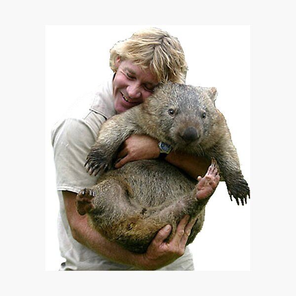 Steve Irwin Fotodruck