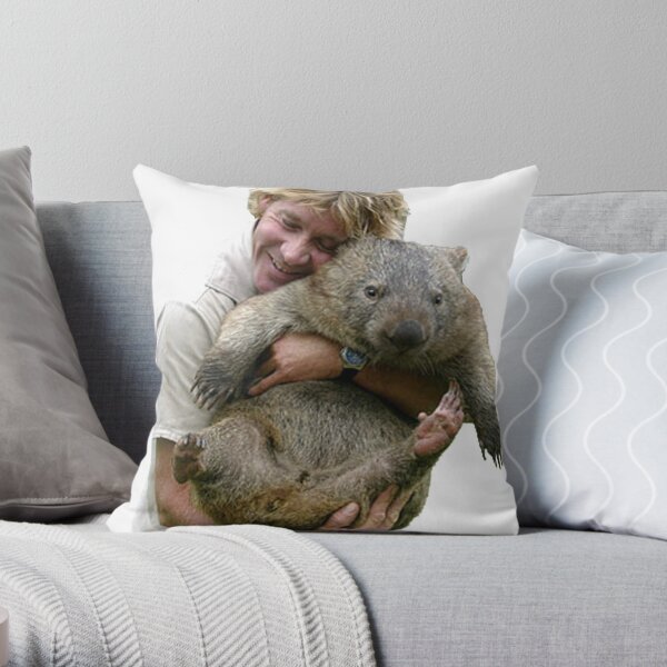 Steve Irwin Throw Pillow