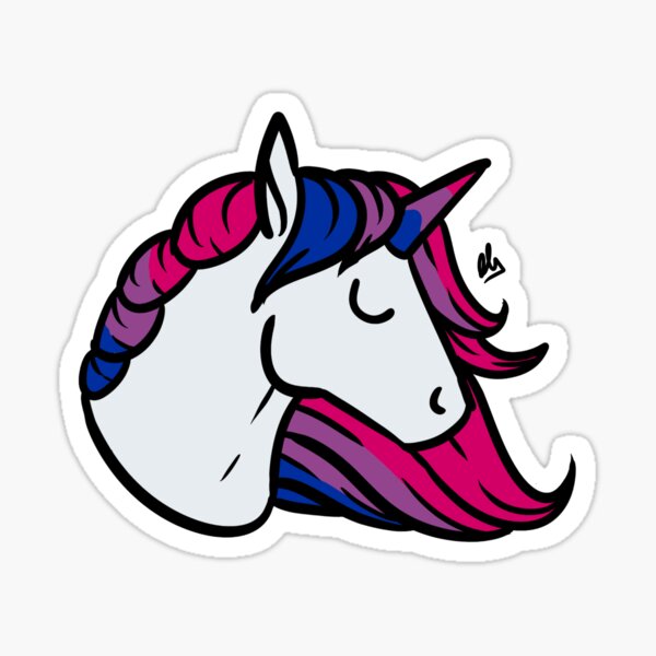 Pride Unicorn- Bisexual/Bi Sticker