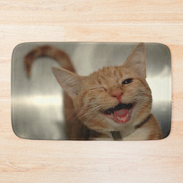 Item preview, Winking Happy Ginger Cat designed and sold by MurphyMorganGifts.