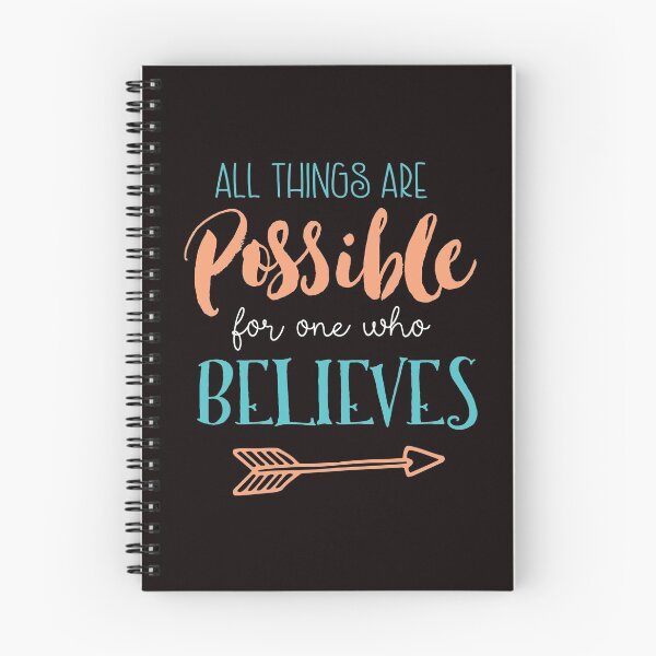 Item preview, All Things Are Possible for one Who Believes designed and sold by Trusting4Peace.