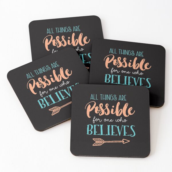 Item preview, All Things Are Possible for one Who Believes designed and sold by Trusting4Peace.
