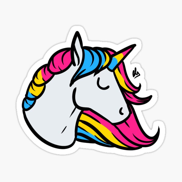 Pride Unicorn- Pansexual/Pan Sticker
