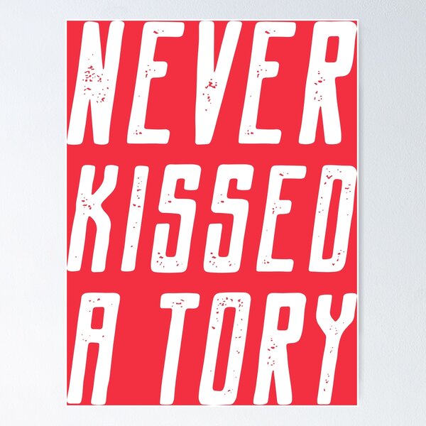 Item preview, Never Kissed a Tory designed and sold by DirtyOnion.