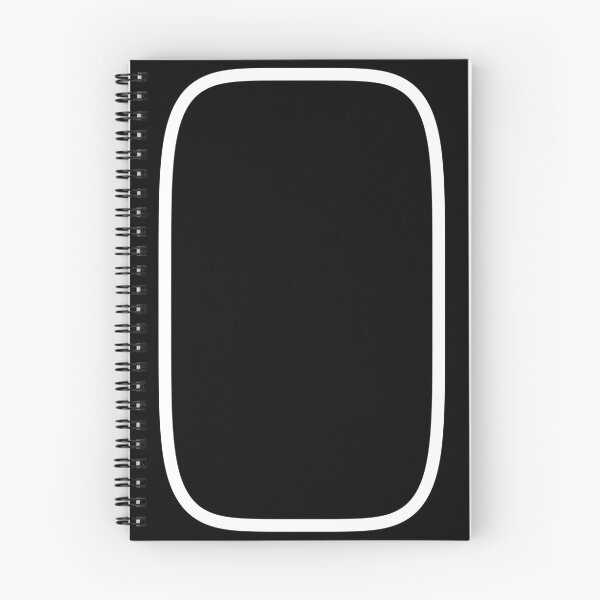 Item preview, Superellipse Shape | White on Black Ground - Minimalism Art Design designed and sold by Dator.