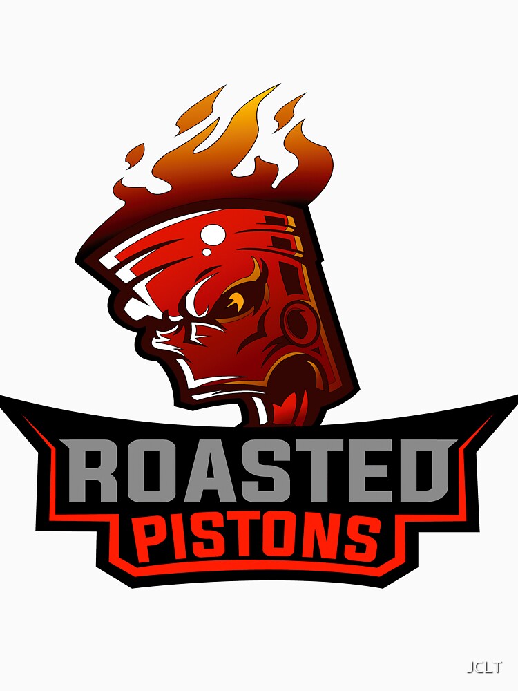 "Roasted Pistons Group Logo" Tshirt by JCLT Redbubble