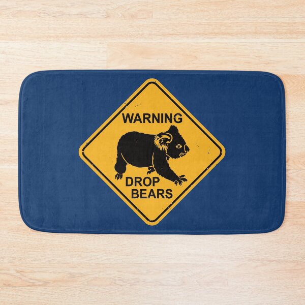 Item preview,  Warning - Drop Bears - Funny Koala Road Sign designed and sold by IncognitoMode.
