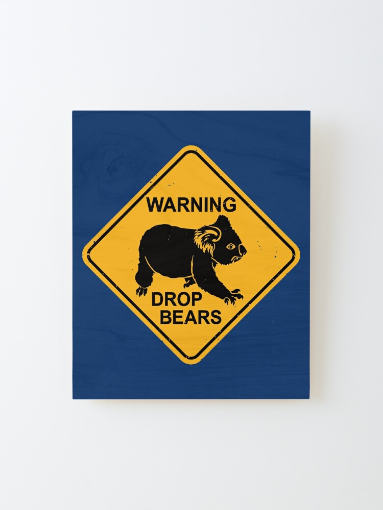 Drop Bears Funny Koalas Koala Bear T-Shirt - Drop Bear - Sticker