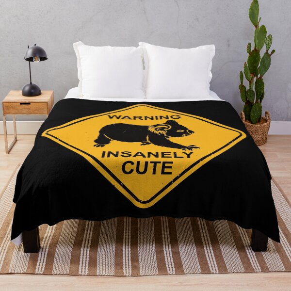 Item preview, Warning - Insanely Cute - Funny Koala Road Sign designed and sold by IncognitoMode.